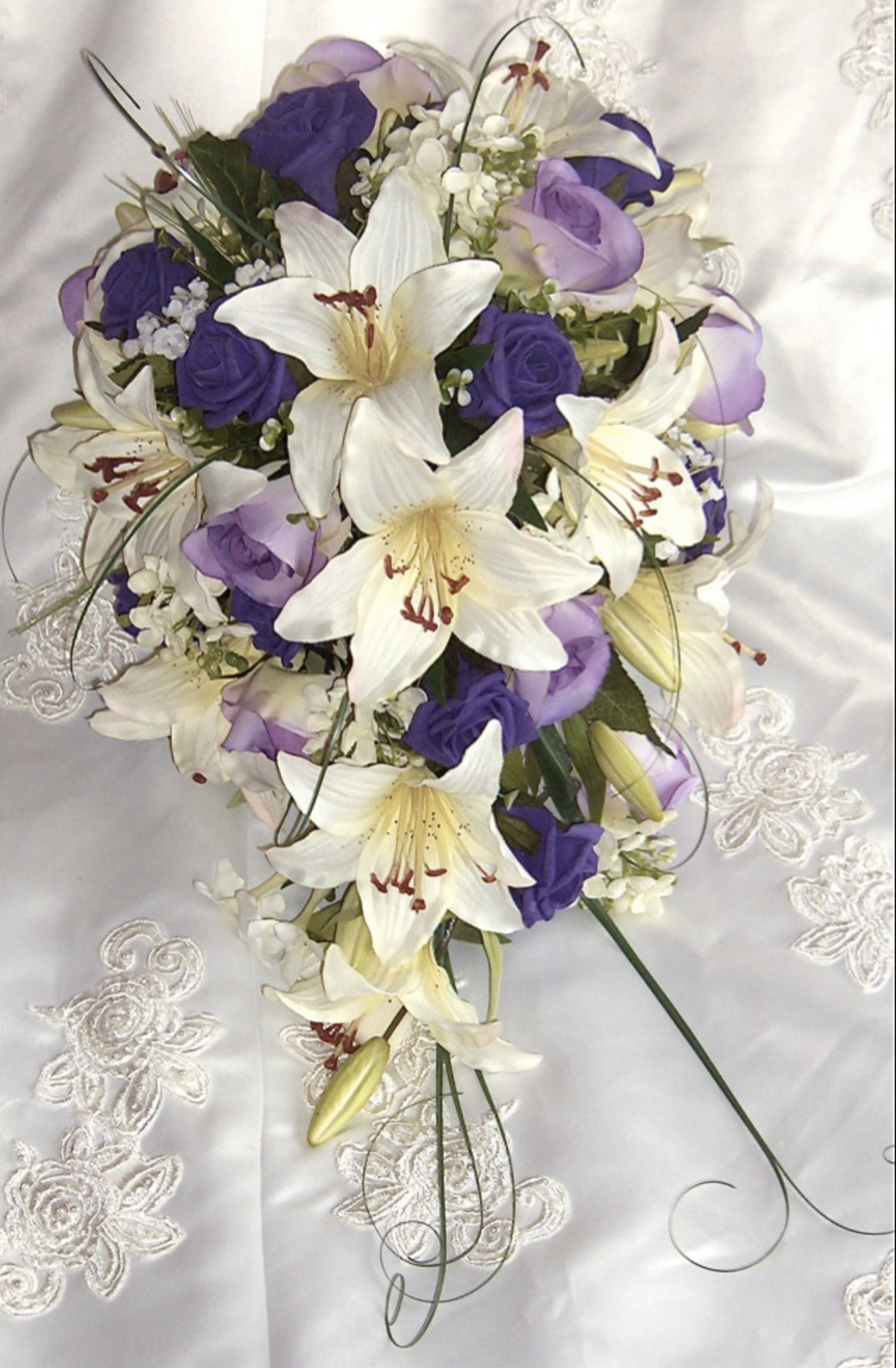 Purple, Lavender and Ivory Bridal Shower with Tiger Lilies